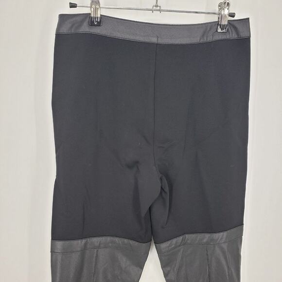 3/$25 BCBGMaxazria Faux Leather Leggings S High Rise Vegan Skinny Pants Ankle - Picture 7 of 11